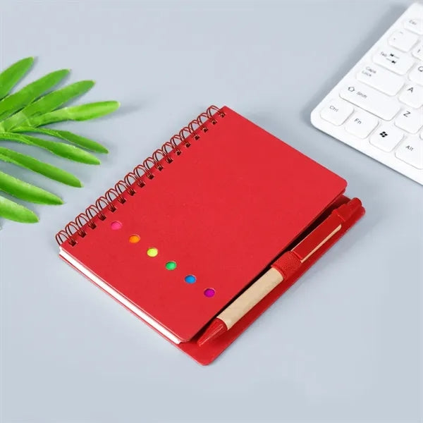 Sticky Notebook With Pen
