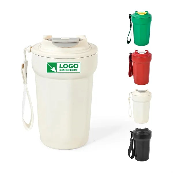 14oz Insulated Stainless Steel Coffee Mug with Lid
