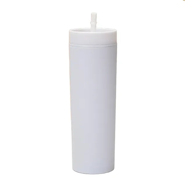 16 oz Plastic Straw Cup