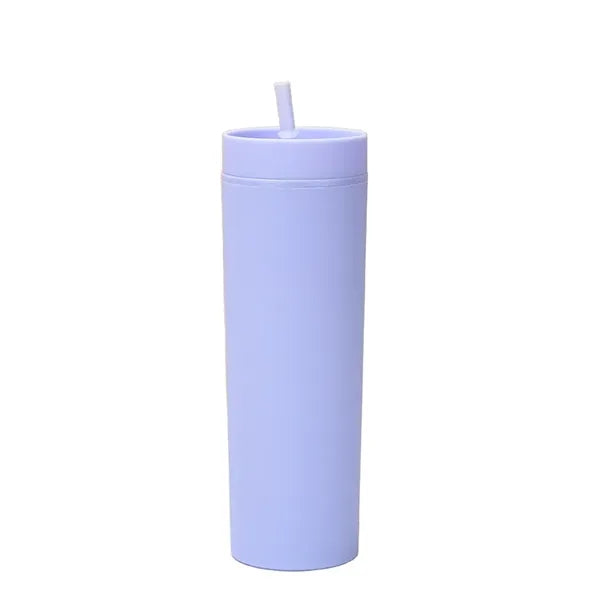 16 oz Plastic Straw Cup