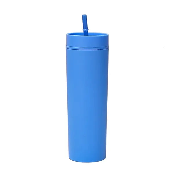 16 oz Plastic Straw Cup