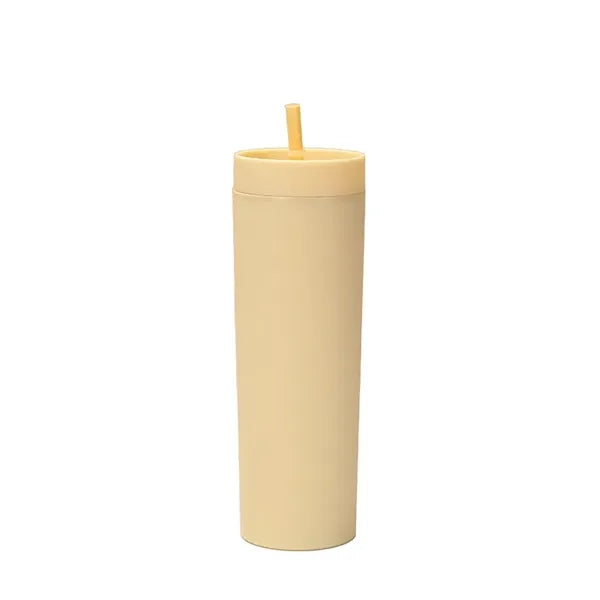 16 oz Plastic Straw Cup