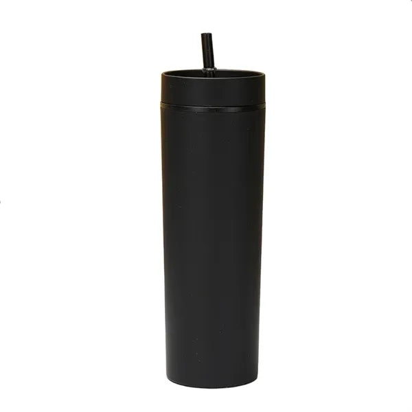 16 oz Plastic Straw Cup