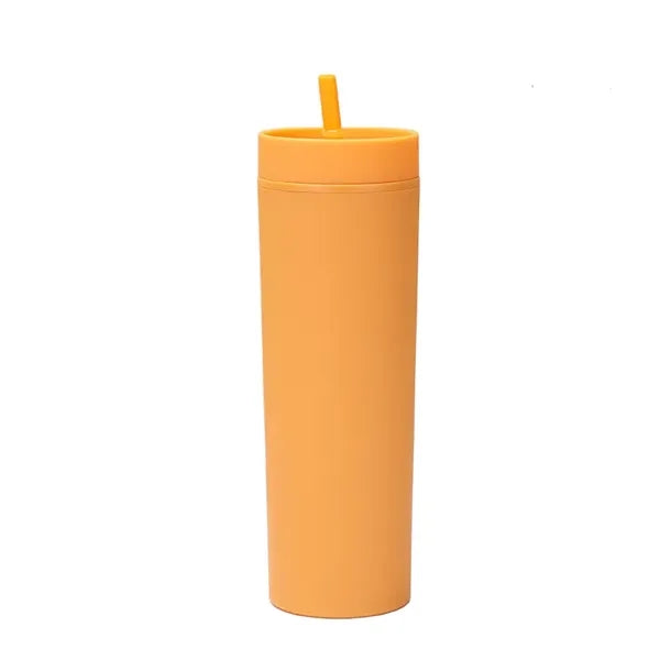 16 oz Plastic Straw Cup