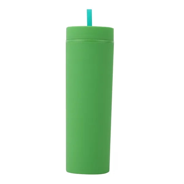 16 oz Plastic Straw Cup
