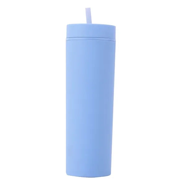 16 oz Plastic Straw Cup