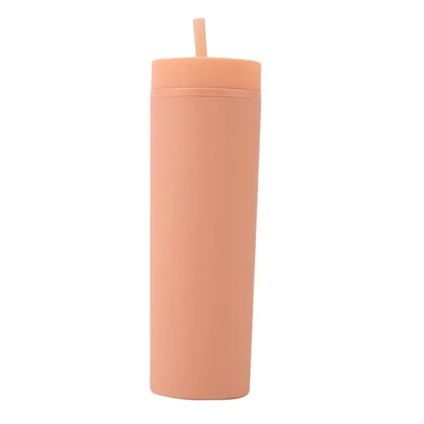 16 oz Plastic Straw Cup