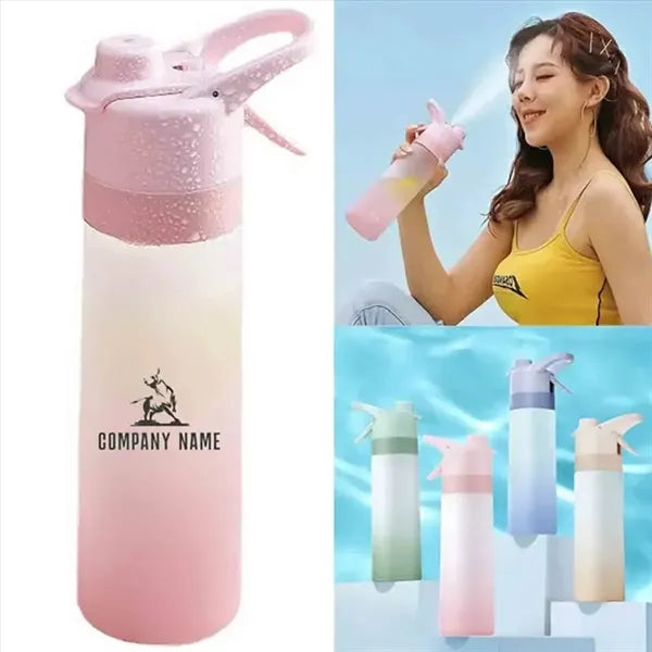 22oz Sports Water Bottle with Misting Spray