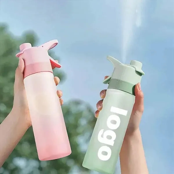22oz Sports Water Bottle with Misting Spray