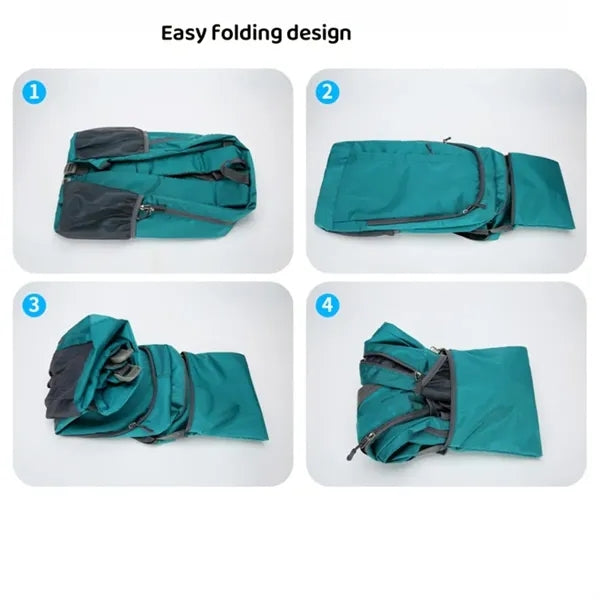 Foldable travel camping backpack