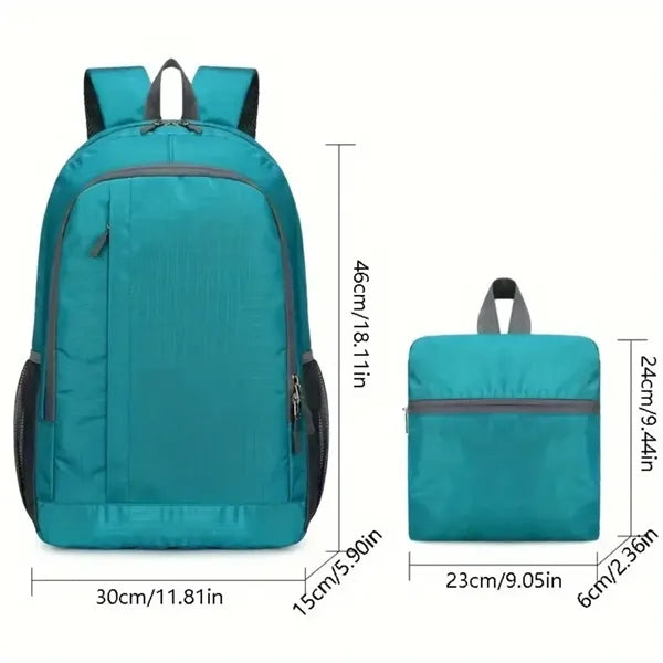 Foldable travel camping backpack
