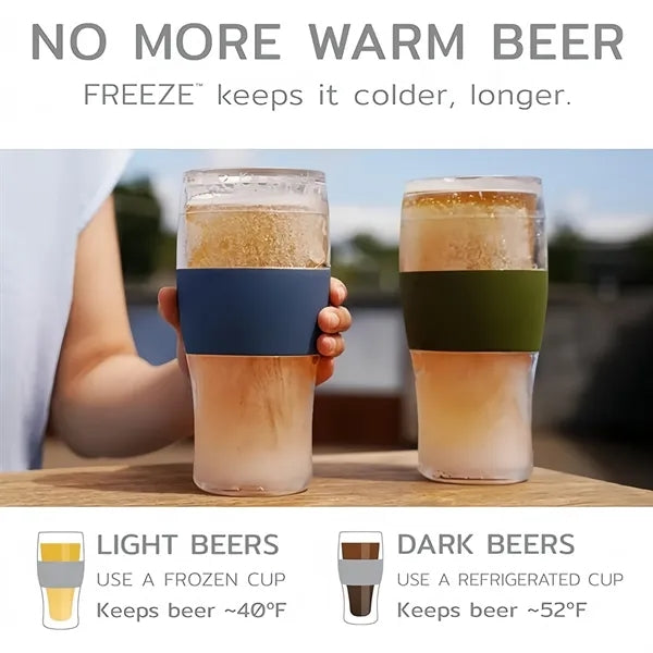 Chilled Double-Walled Silicone Sleeve Drinkware