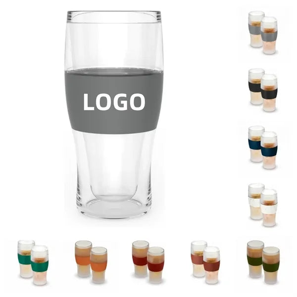Chilled Double-Walled Silicone Sleeve Drinkware