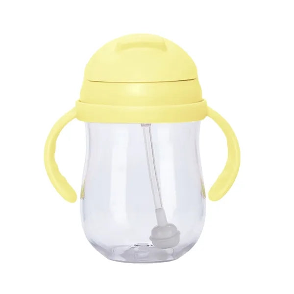 10oz Anti-Drop Gravity Ball Baby Cup With Handle And Straw