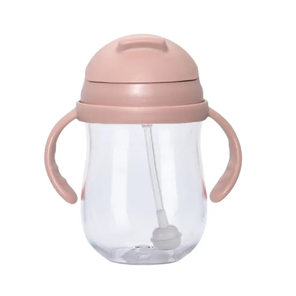 10oz Anti-Drop Gravity Ball Baby Cup With Handle And Straw