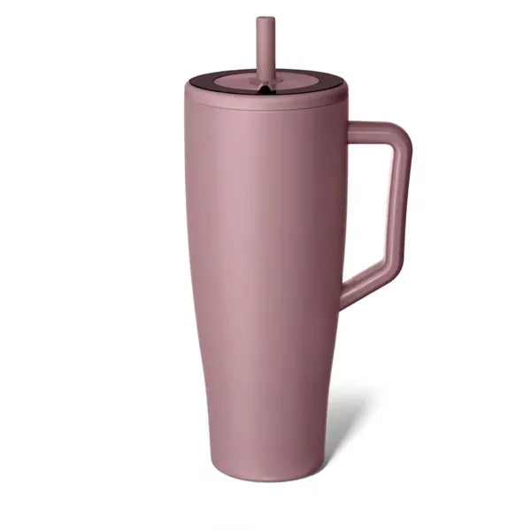 40oz Stainless Steel Straw Tumbler With Handle
