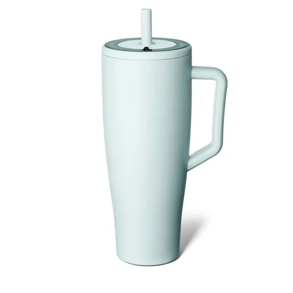 40oz Stainless Steel Straw Tumbler With Handle
