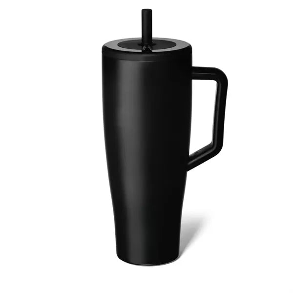40oz Stainless Steel Straw Tumbler With Handle