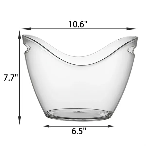 Laser 4L Plastic Beer Ice Bucket