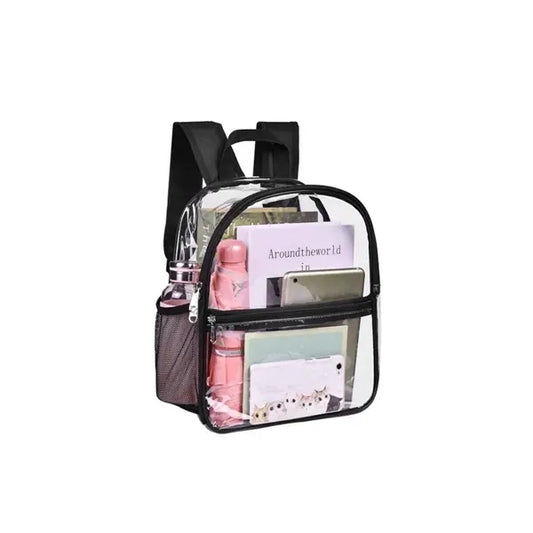 Transparent PVC Tote Backpack for Stylish Storage