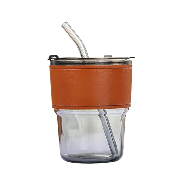 12oz Stylish Portable Straw Cup