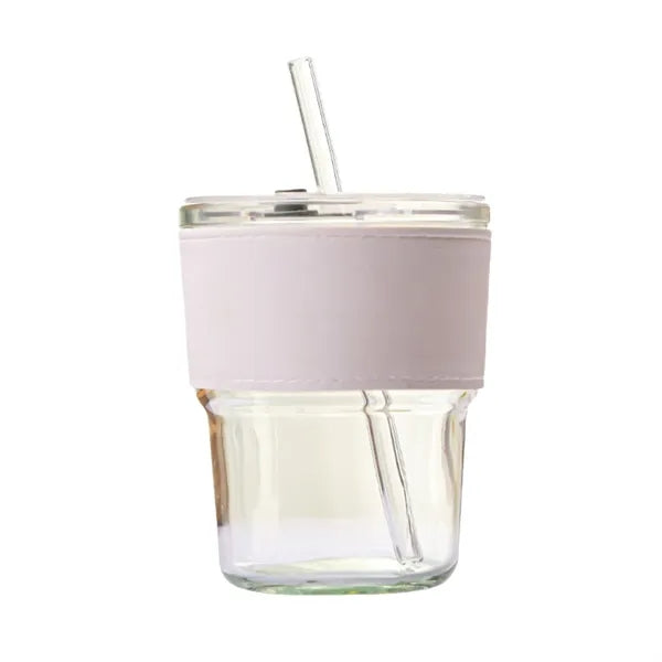 12oz Stylish Portable Straw Cup