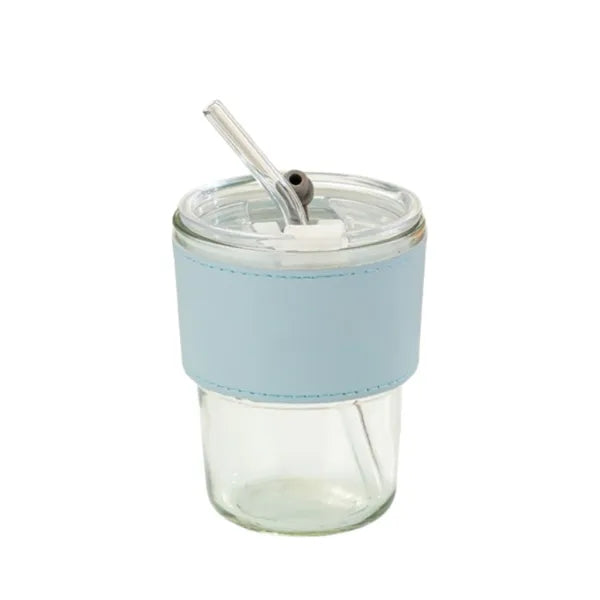 12oz Stylish Portable Straw Cup