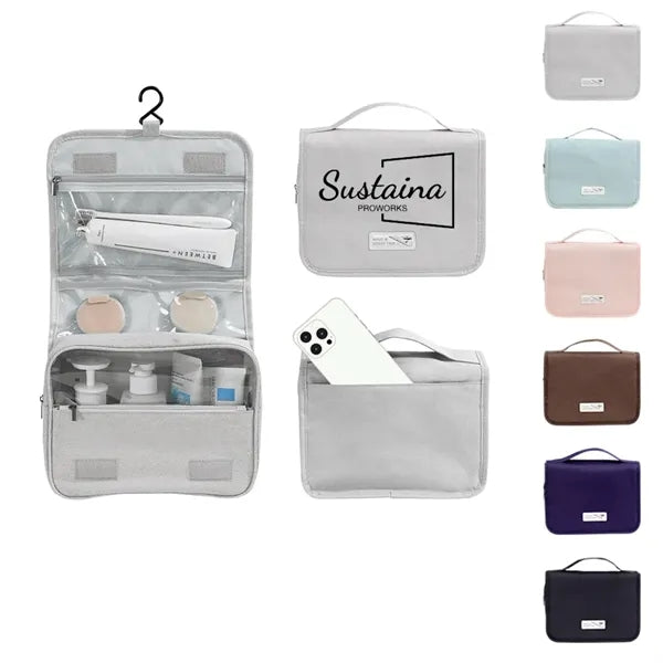 Hanging Cosmetic Organizer Toiletries Bag with Hook