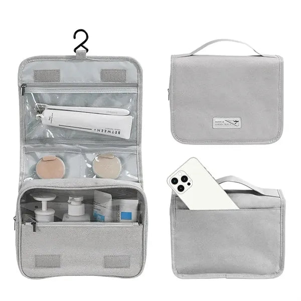 Hanging Cosmetic Organizer Toiletries Bag with Hook