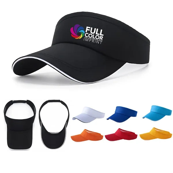 Full Color Tennis Golf Sun Hat Visors