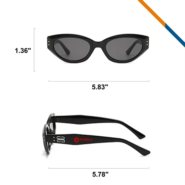 Oswald Vintage Oval Sunglasses