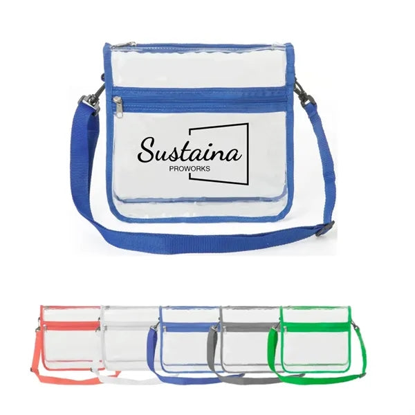 Stadium Approved PVC Cross Body Bag