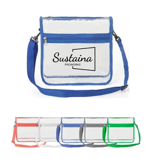 Stadium Approved PVC Cross Body Bag