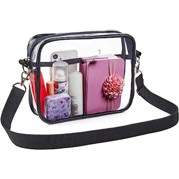 Transparent PVC Messenger Bag