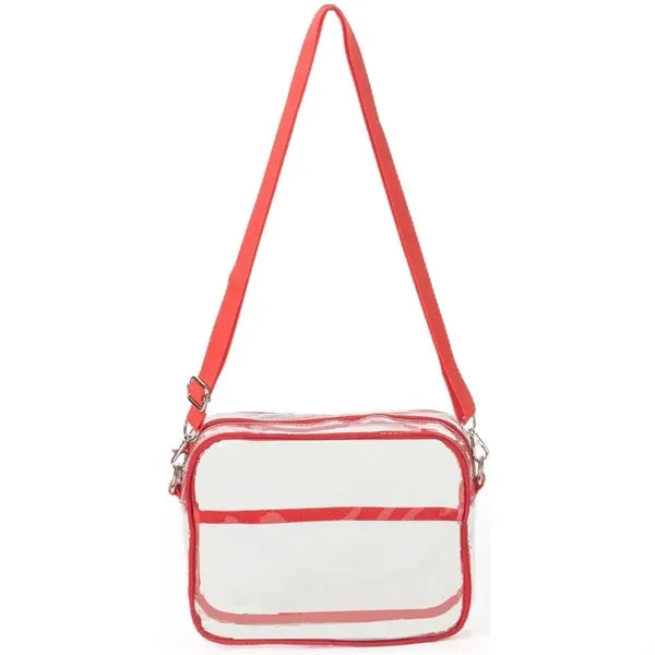 Transparent PVC Messenger Bag