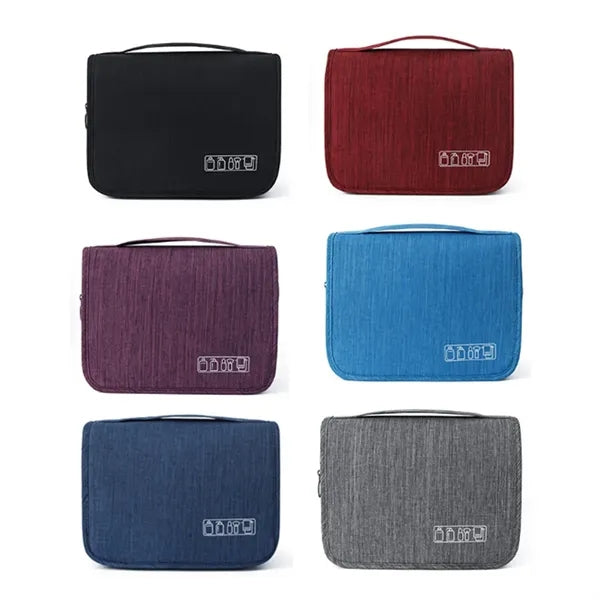 Hanging Travel Toiletry Bag with Dry Wet Separation