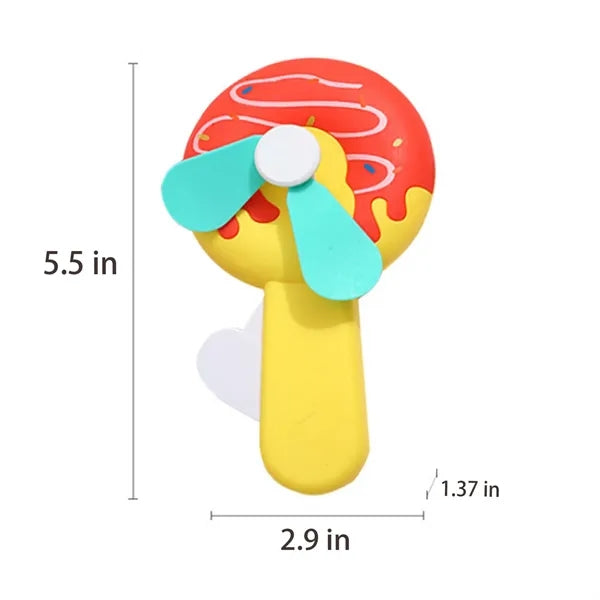 Manual Press-Type Doughnut Hand Fan