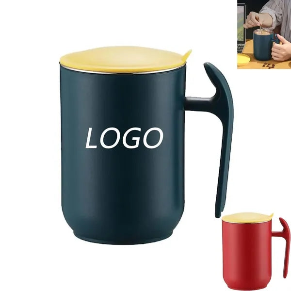 500ML Coffee Mug Thermos Cup With Lid