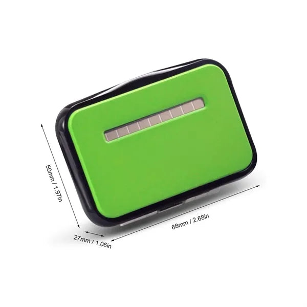 Solar Power Walking Pedometer With Clip
