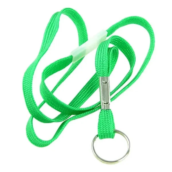 Flat Nylon Breakaway Lanyard with Split Ring