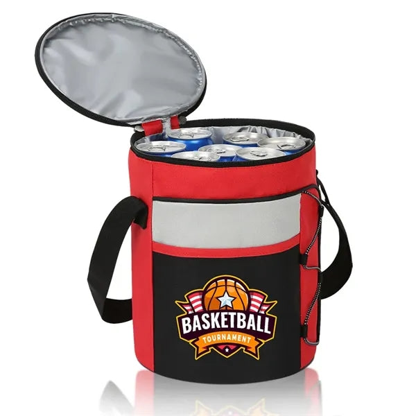 14 Can Insulated Barrel Shaped Cooler Bag