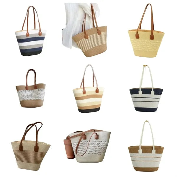 Straw Bags For Women Muti-color