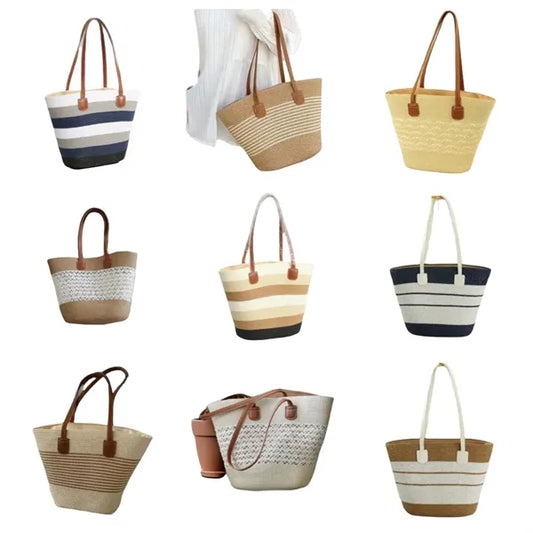 Straw Bags For Women Muti-color