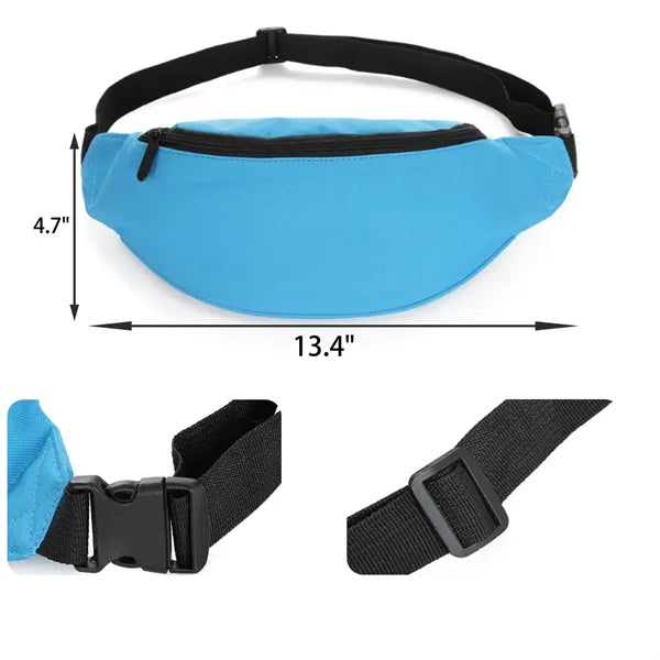Full Color Outdoor Sports Canvas Waist Bag