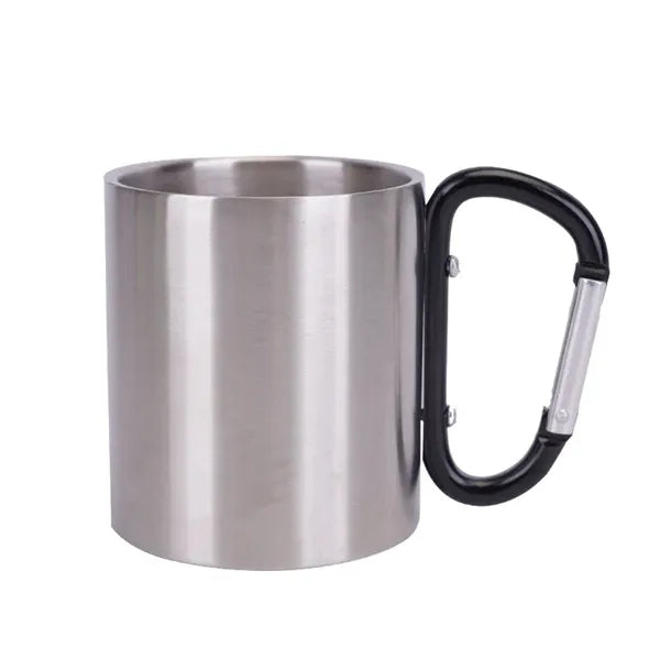 Stainless Steel Camping Carabiner Mug