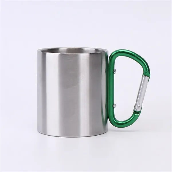 Stainless Steel Camping Carabiner Mug