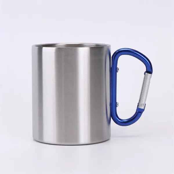 Stainless Steel Camping Carabiner Mug