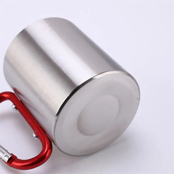 Stainless Steel Camping Carabiner Mug