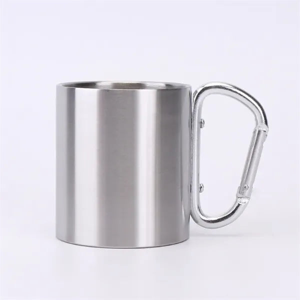 Stainless Steel Camping Carabiner Mug