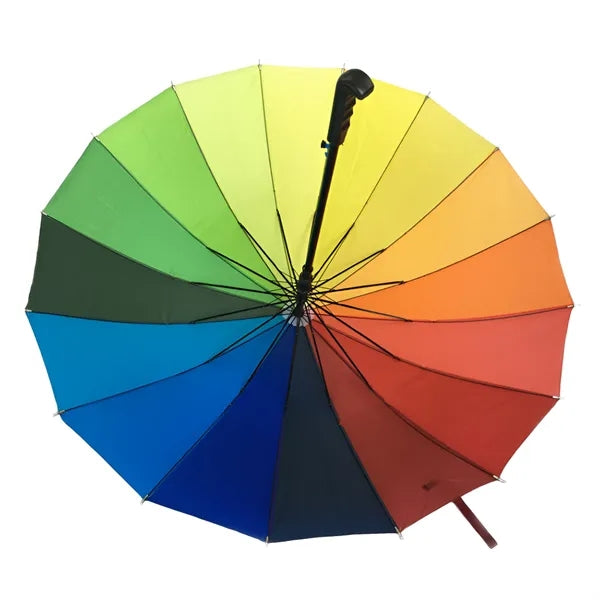 16 Ribs Rainbow Umbrella